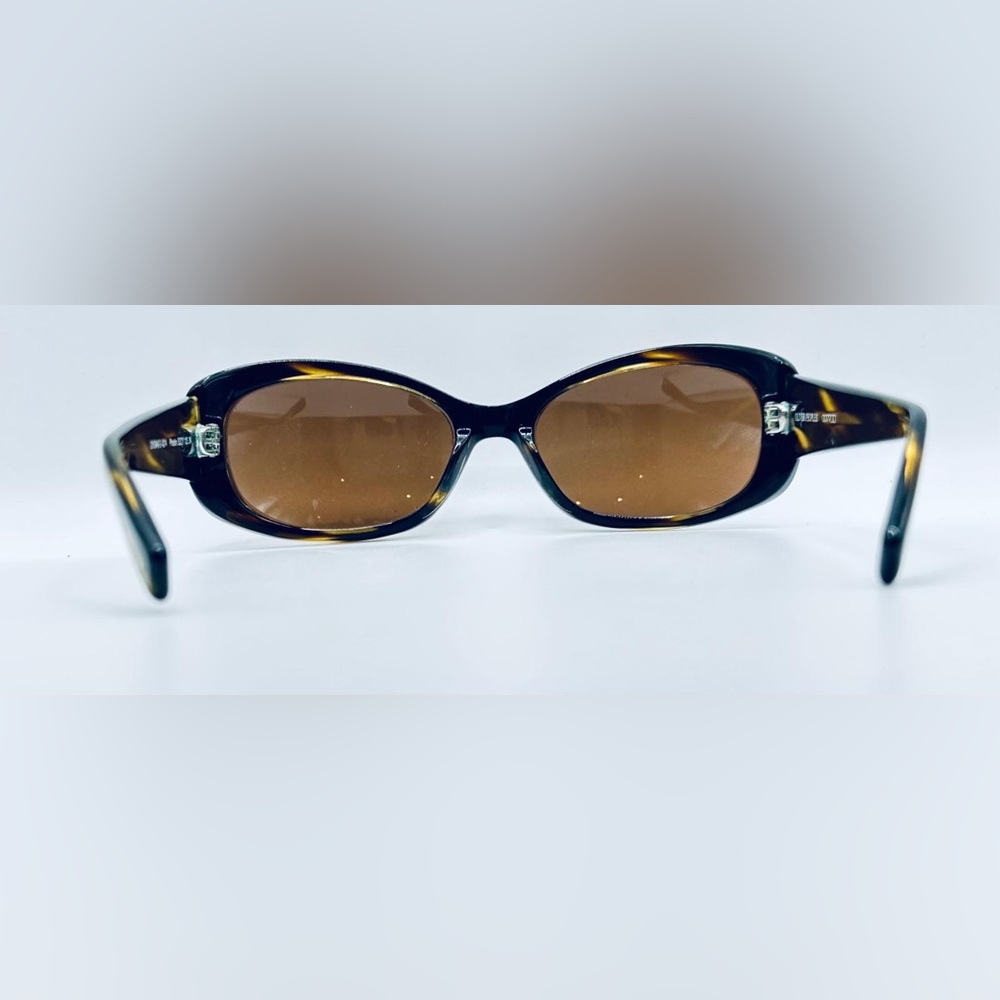 Oliver Peoples Tortoiseshell Brown Oval Sunglasses - Picture 6 of 8